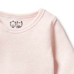 Wilson & Frenchy Organic Stripe Rib Long Sleeve Top