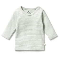 Wilson & Frenchy Organic Stripe Rib Long Sleeve Top