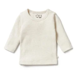 Wilson & Frenchy Organic Stripe Rib Long Sleeve Top
