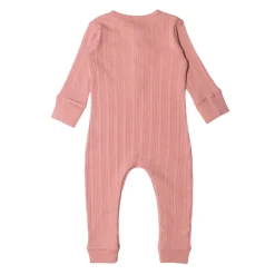 Woolbabe Merino/Organic Cotton Long Sleeve Henley Suit - Daydream Collection