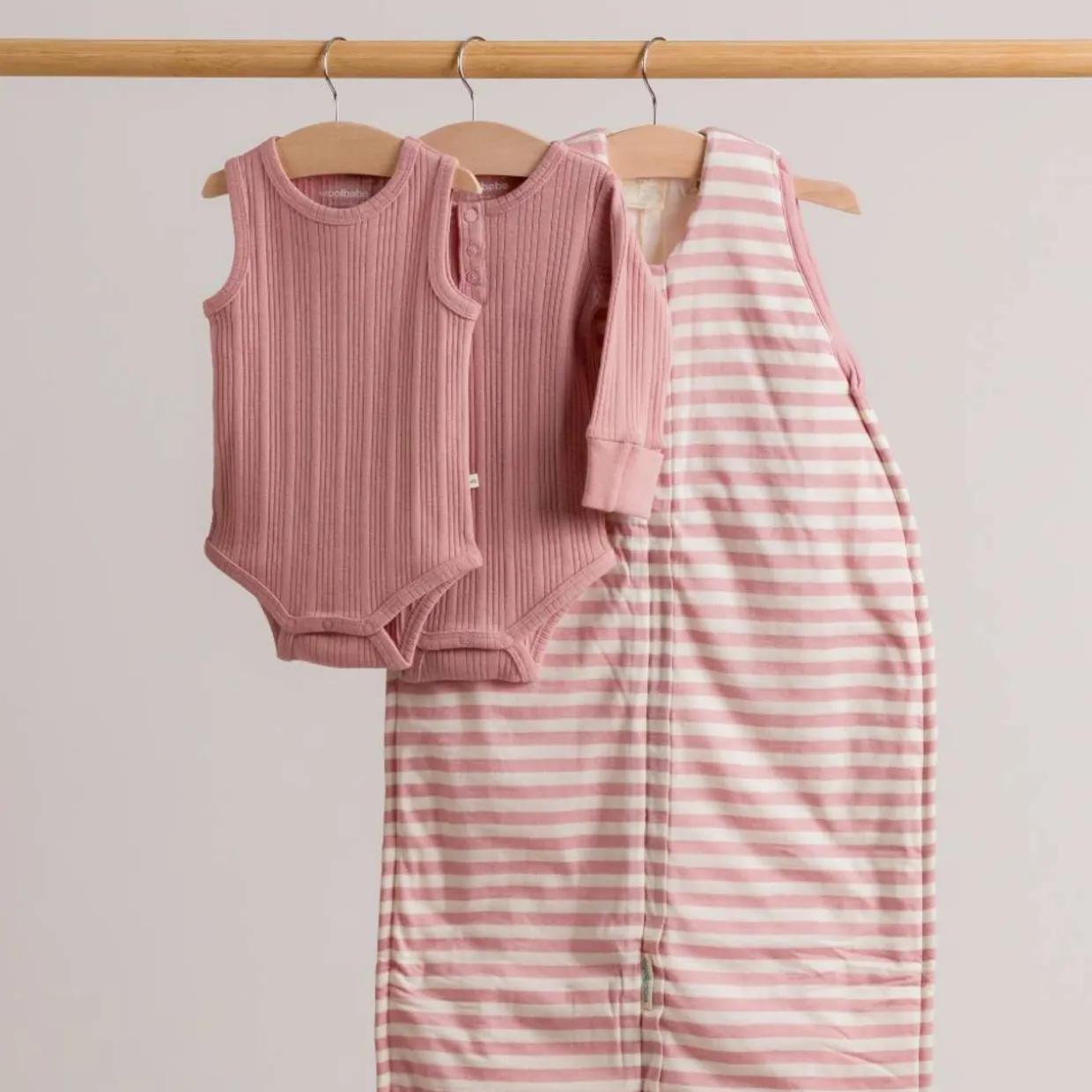 Woolbabe Merino/Organic Cotton Singletsuit - Daydream Collection