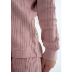 Woolbabe Merino/Organic Cotton Long Sleeve Henley Top - Daydream Collection