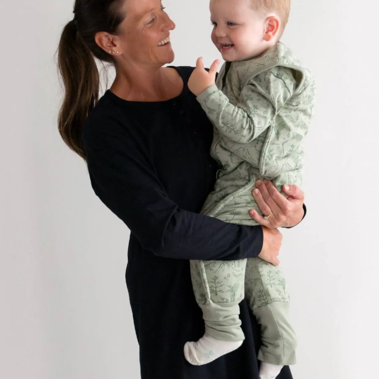 Woolbabe Relax! Henley Long-Sleeve Nightie